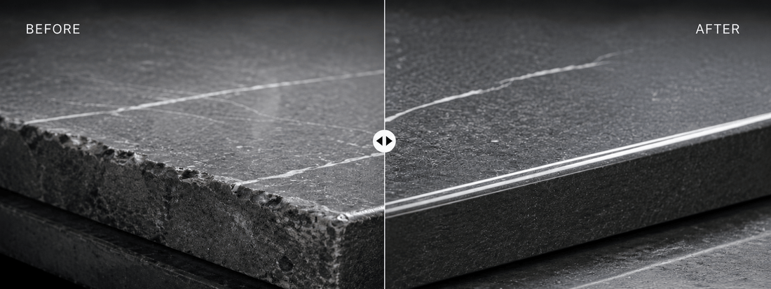 Fixing Uneven Edges on Stone Slabs