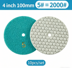 7-Step Dry Diamond Polishing Pads for Stone