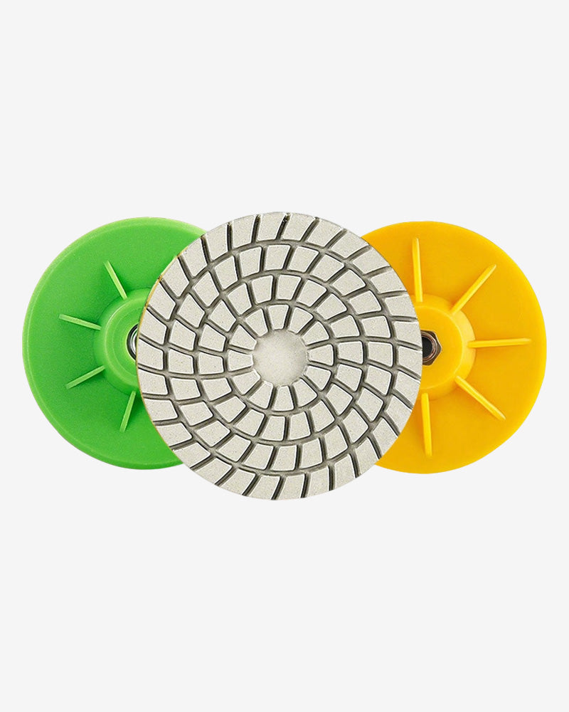 3 Inch Dry Polishing Wheel for Marble, Quartz & Tile Edges