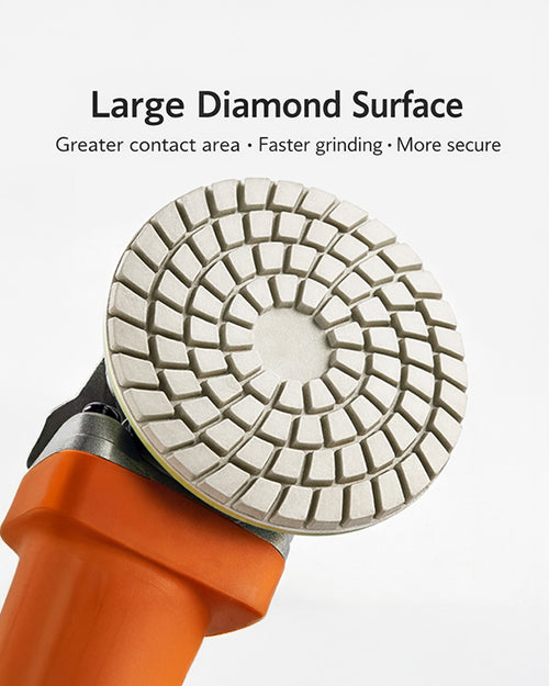 3 Inch Dry Polishing Wheel for Marble, Quartz & Tile Edges