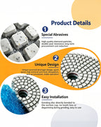 4 Inch Wet Polishing Pads for Marble & Stone