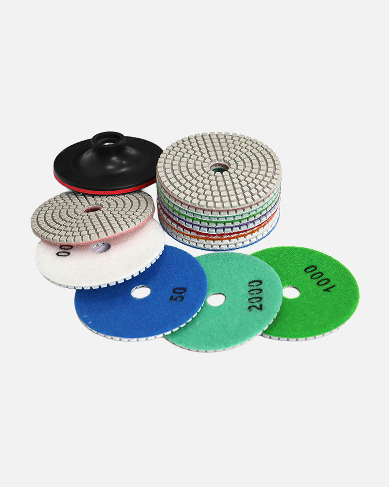 4 Inch Wet Polishing Pads for Marble & Stone