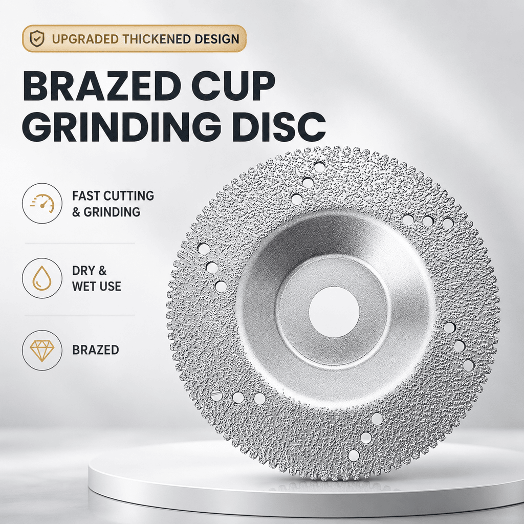 Brazed Diamond Grinding Cup Wheel for Stone Fabrication