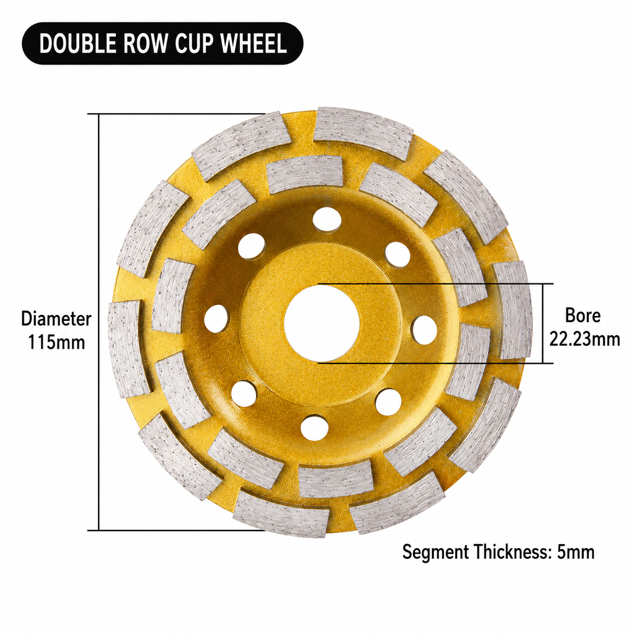 Diamond Cup Grinding Wheel for Angle Grinder