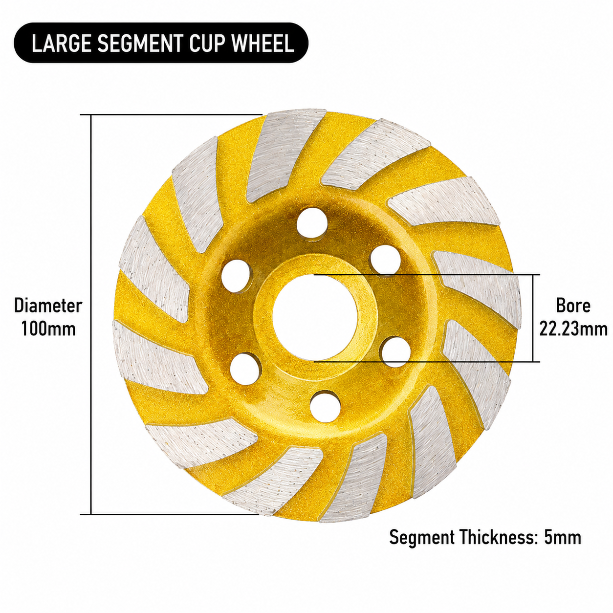 Diamond Cup Grinding Wheel for Angle Grinder