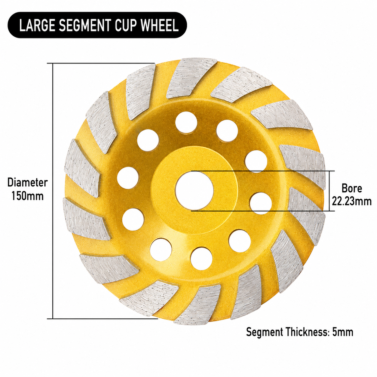 Diamond Cup Grinding Wheel for Angle Grinder
