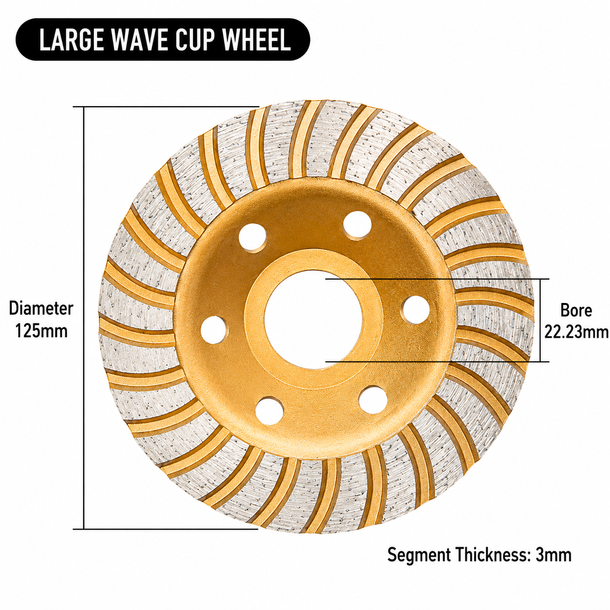 Diamond Cup Grinding Wheel for Angle Grinder