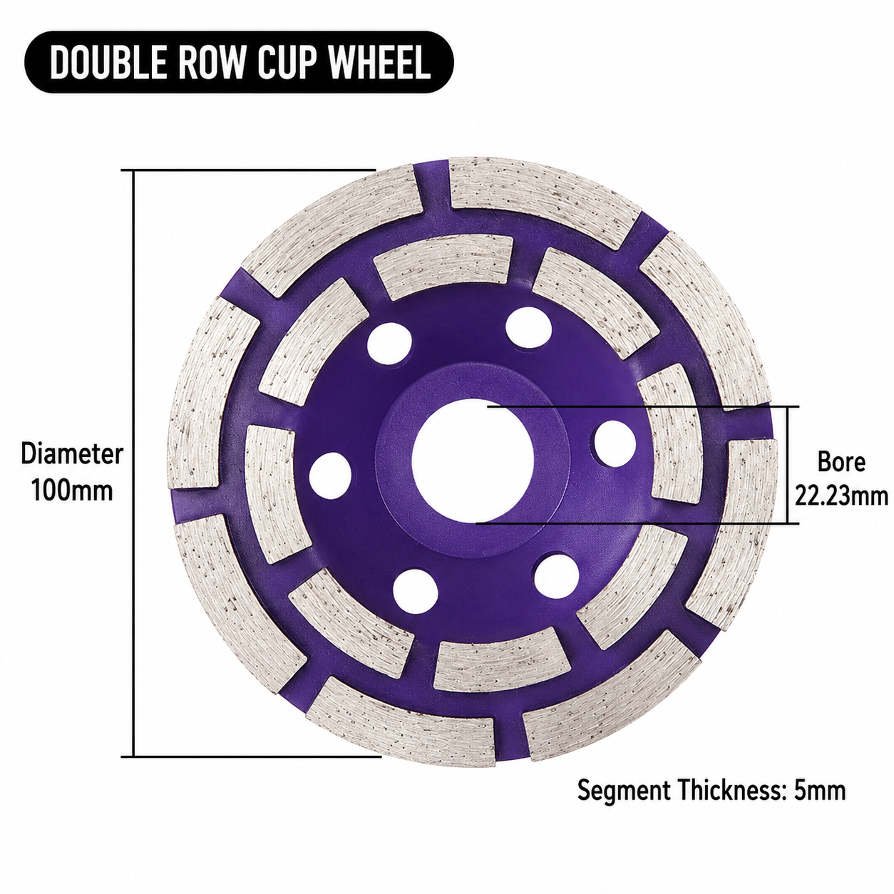 Diamond Cup Grinding Wheel for Angle Grinder
