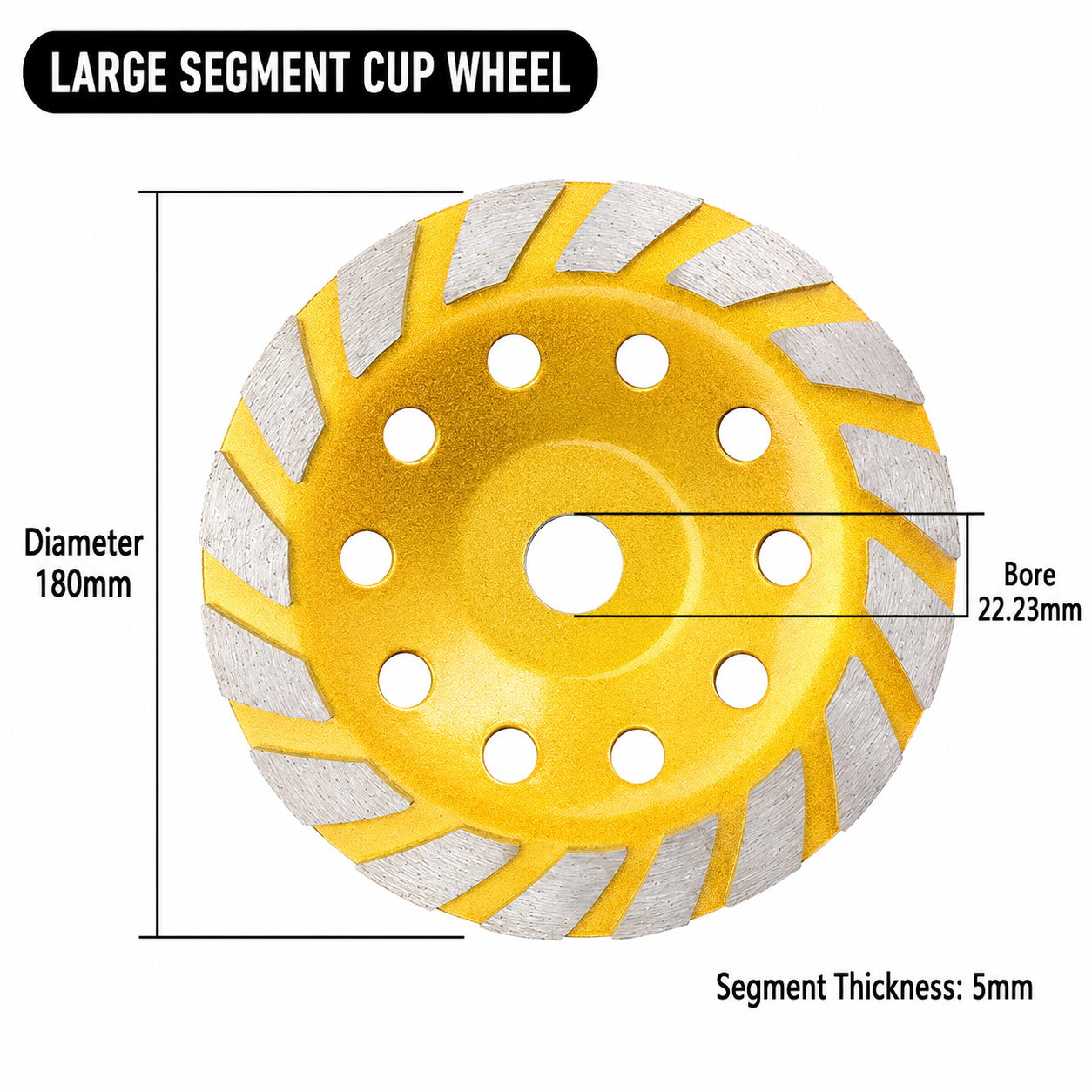 Diamond Cup Grinding Wheel for Angle Grinder