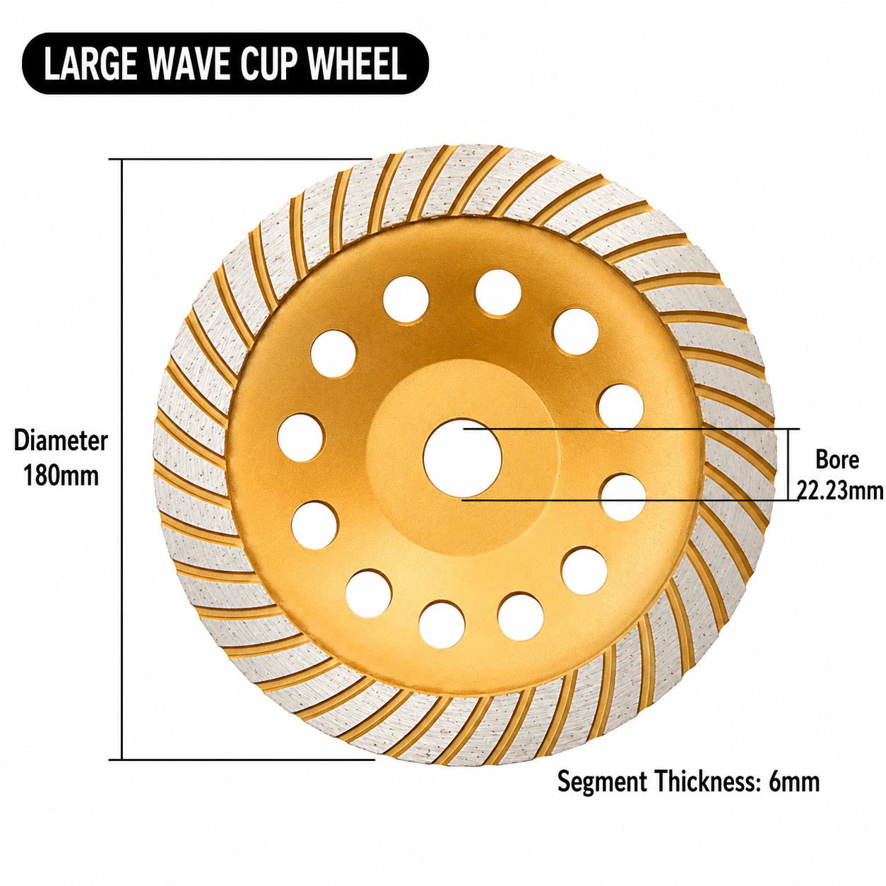 Diamond Cup Grinding Wheel for Angle Grinder