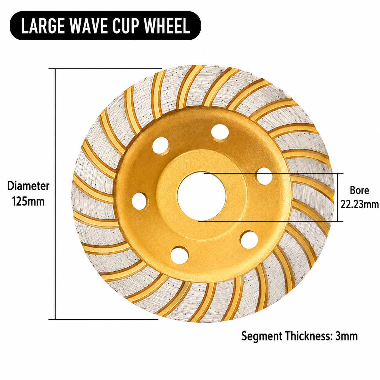 Diamond Cup Grinding Wheel for Angle Grinder