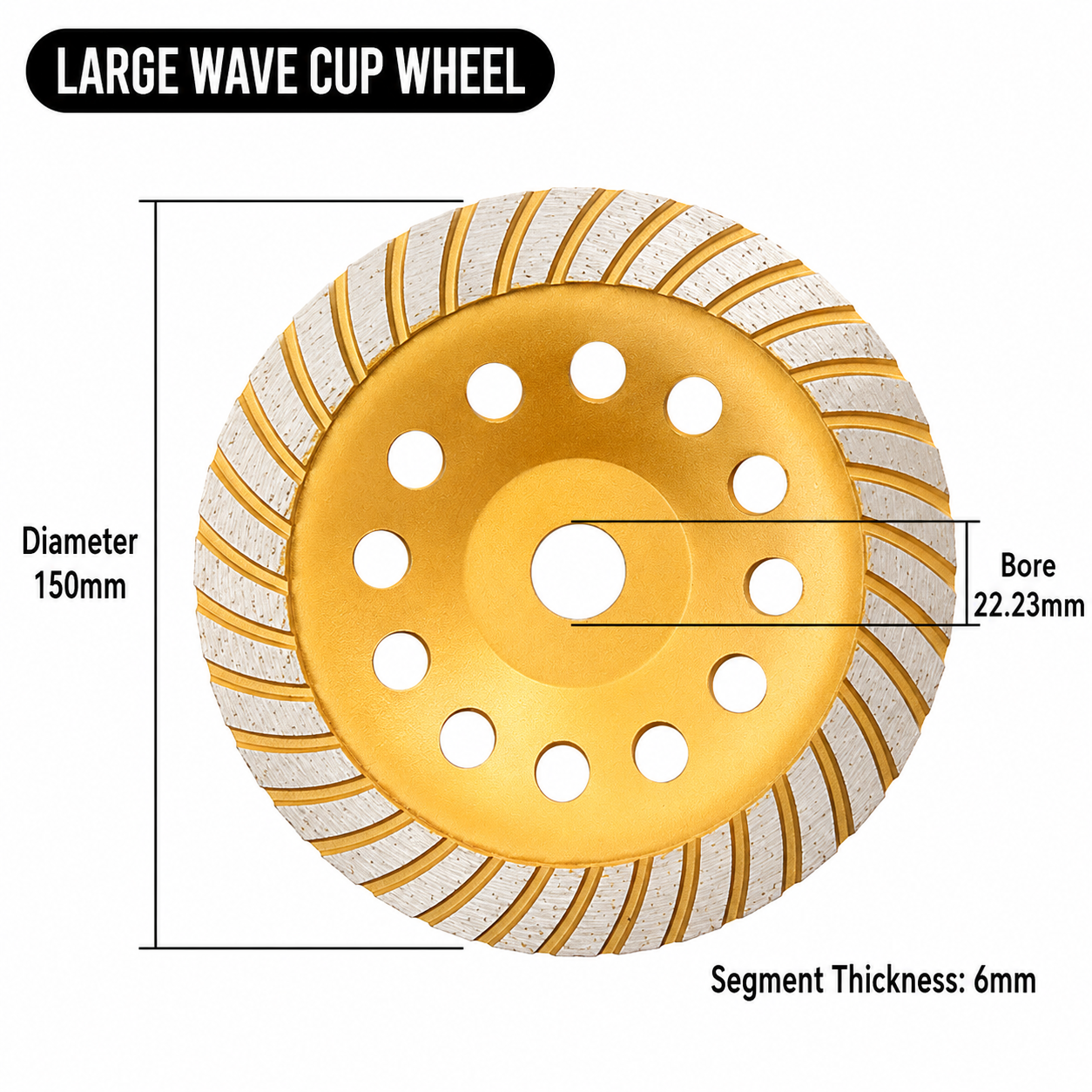 Diamond Cup Grinding Wheel for Angle Grinder