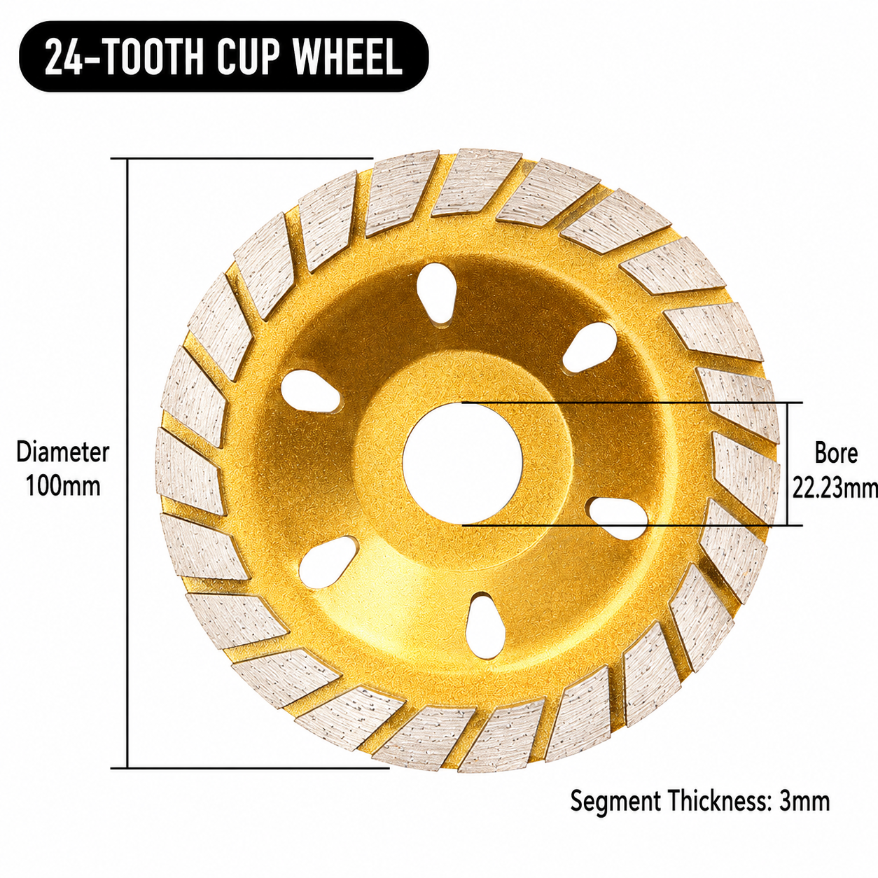 Diamond Cup Grinding Wheel for Angle Grinder
