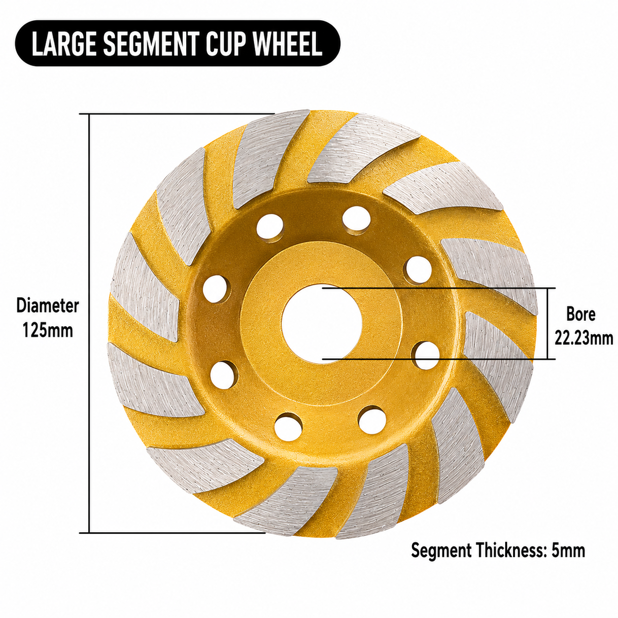 Diamond Cup Grinding Wheel for Angle Grinder