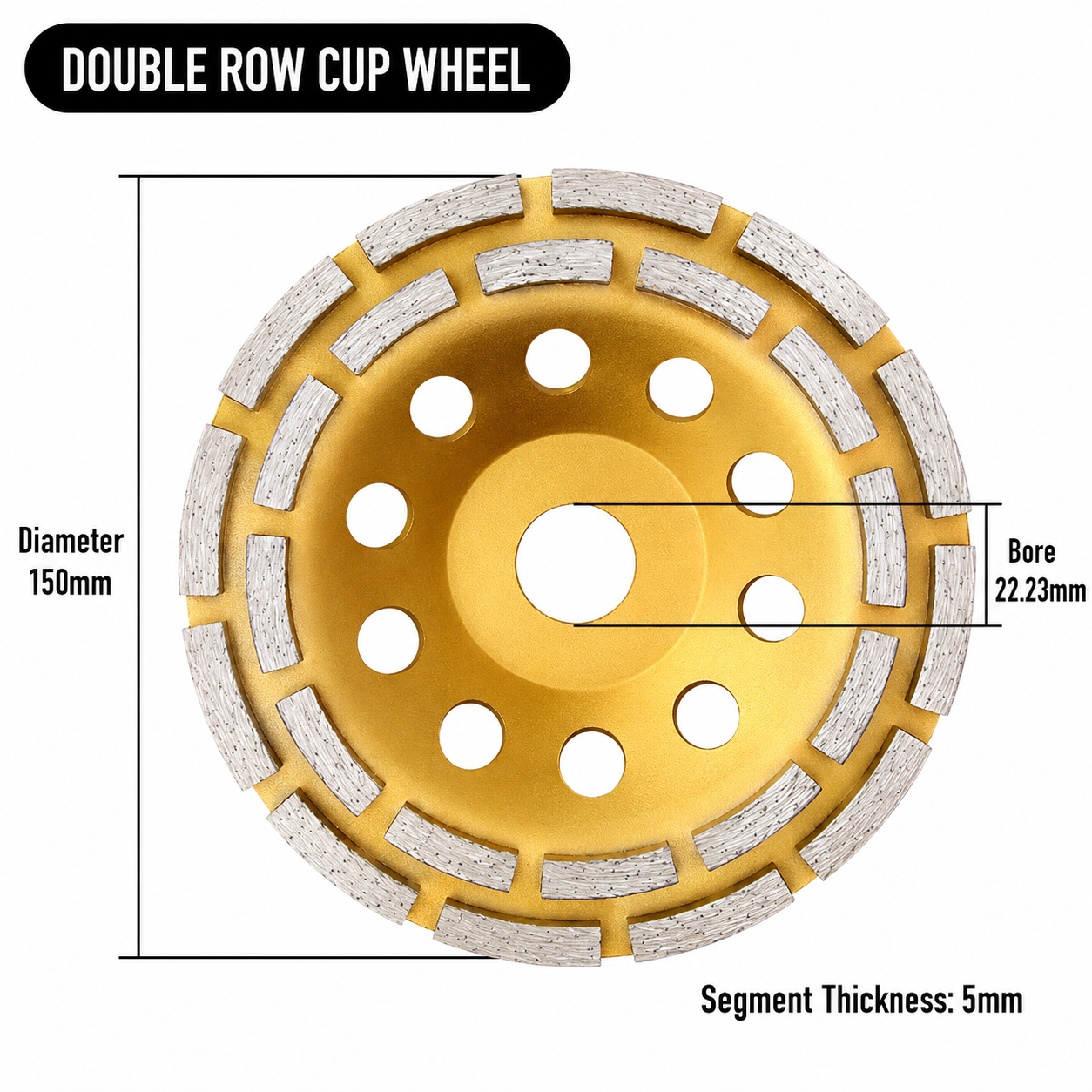 Diamond Cup Grinding Wheel for Angle Grinder