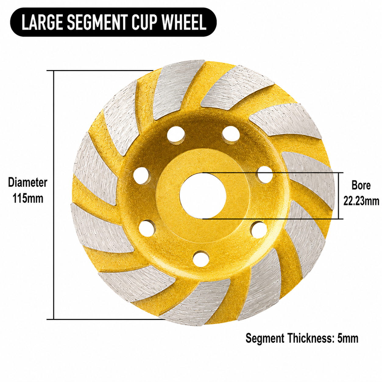 Diamond Cup Grinding Wheel for Angle Grinder