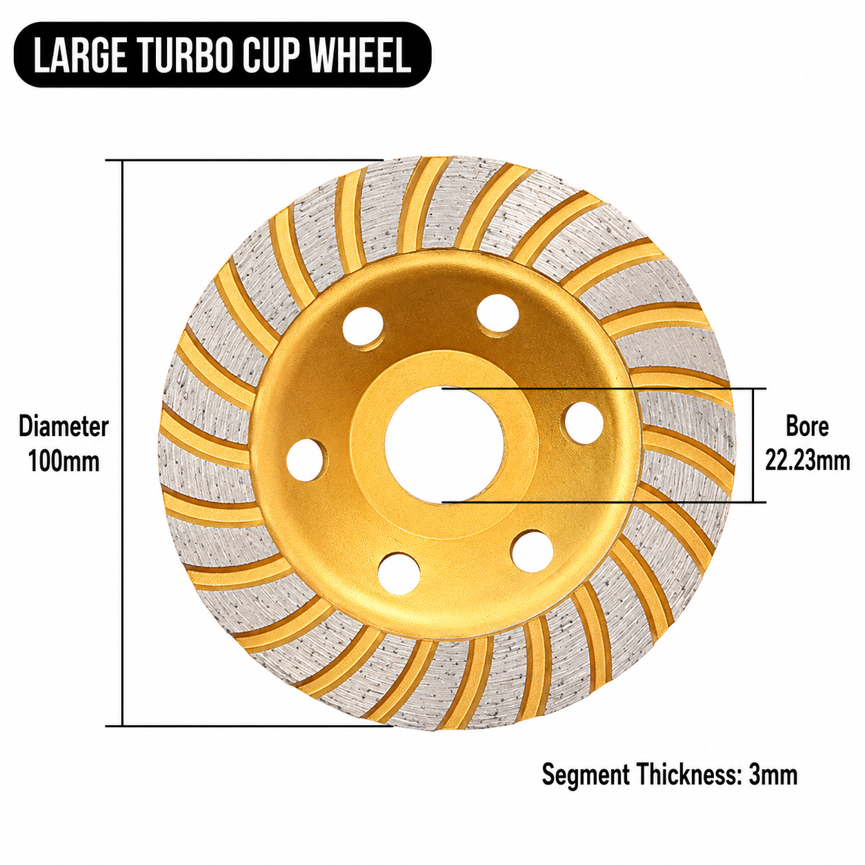 Diamond Cup Grinding Wheel for Angle Grinder