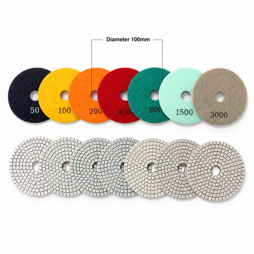 4 Inch Wet Diamond Polishing Pads