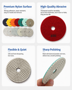 4 Inch Wet Diamond Polishing Pads