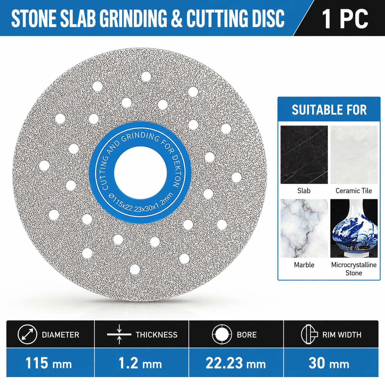 Diamond Mitering Wheel Saw Blade for Sintered Stone & Tile