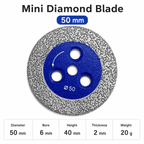 M14 Brazed Diamond Mini Cutting Blade for Tile & Stone
