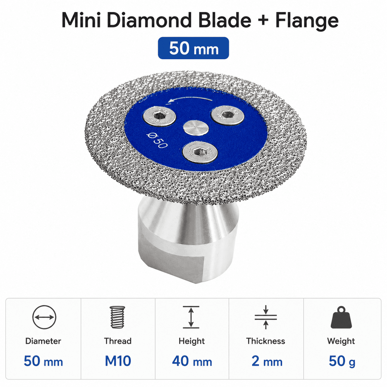 M14 Brazed Diamond Mini Cutting Blade for Tile & Stone