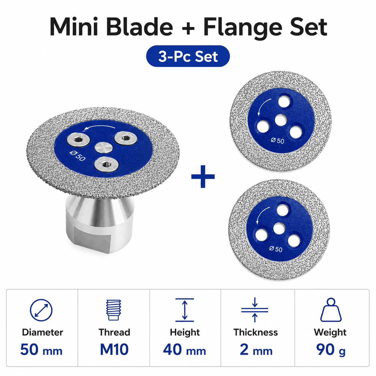 M14 Brazed Diamond Mini Cutting Blade for Tile & Stone