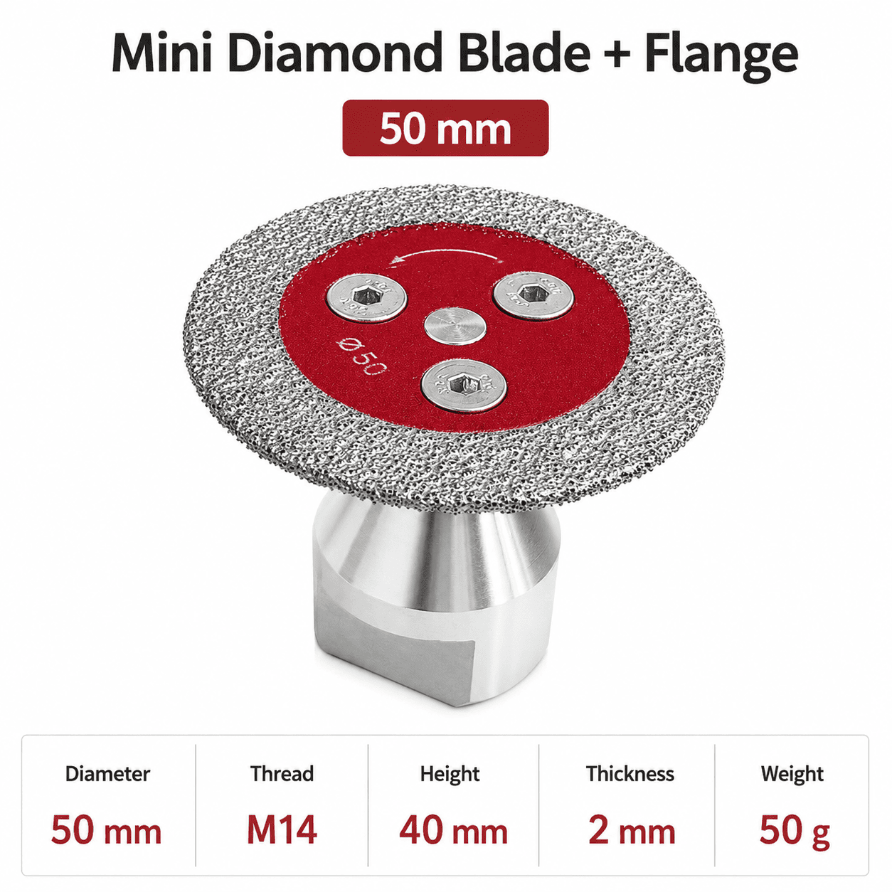 M14 Brazed Diamond Mini Cutting Blade for Tile & Stone