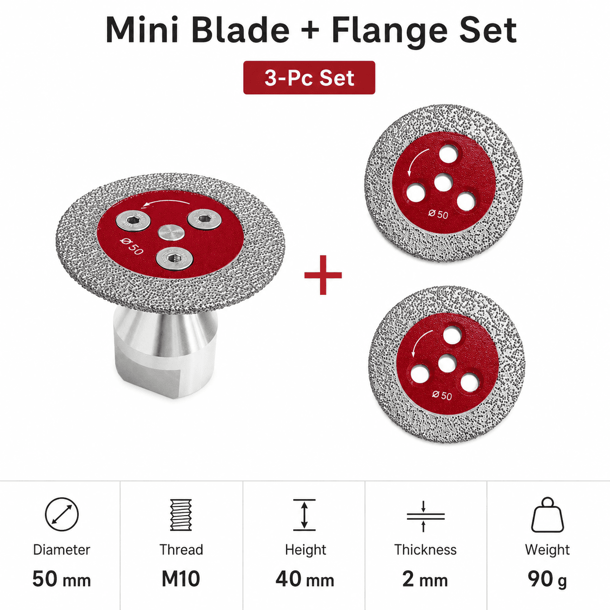 M14 Brazed Diamond Mini Cutting Blade for Tile & Stone