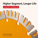 Diamond Wall Chaser Saw Blade for Concrete Grooving