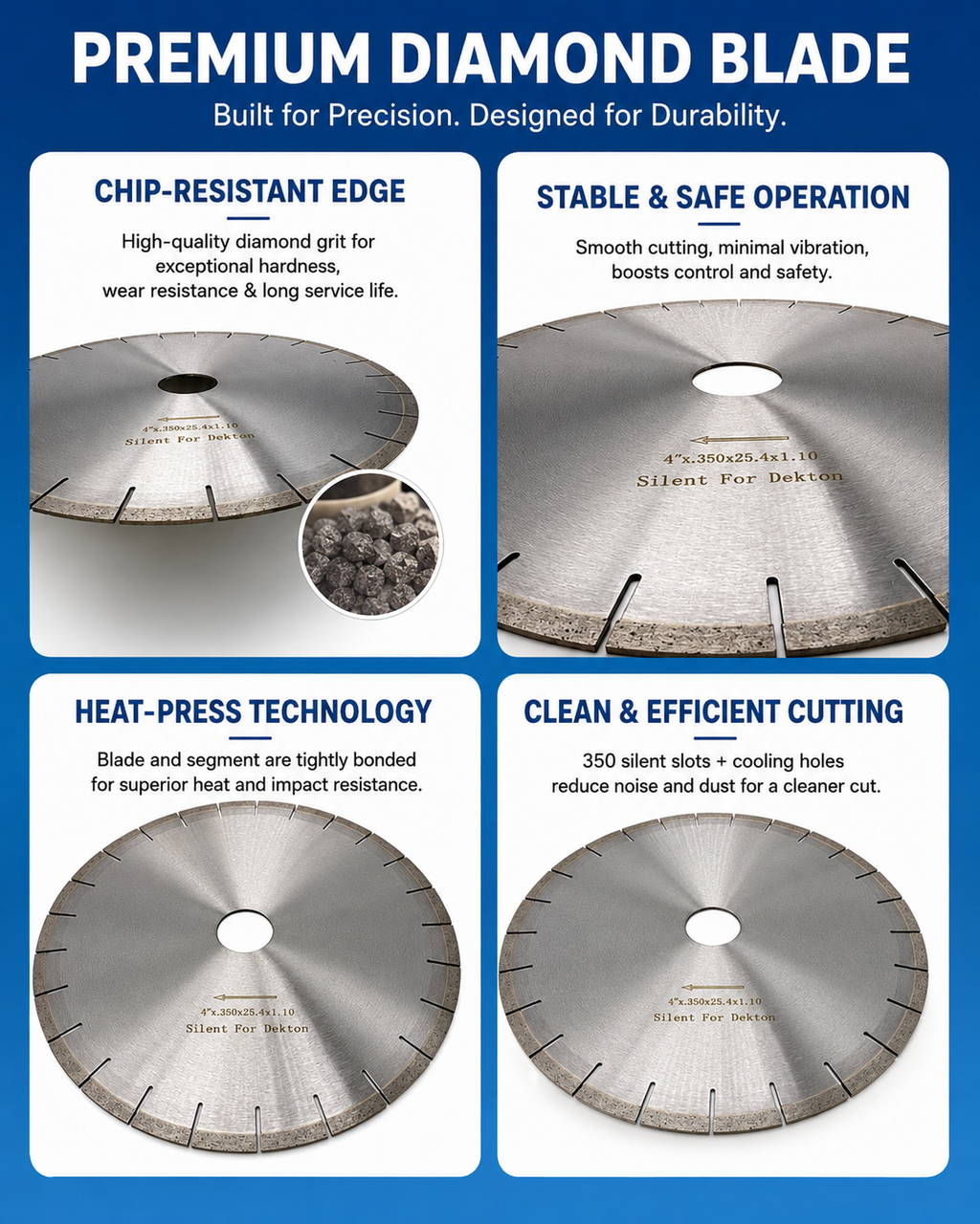 350mm Diamond Saw Blade for Stone & Tile