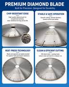 350mm Diamond Saw Blade for Stone & Tile
