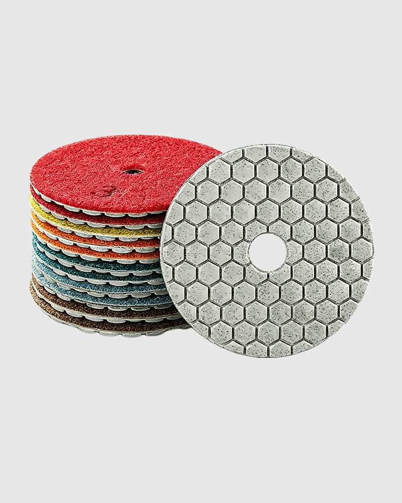 7-Step Dry Diamond Polishing Pads for Stone